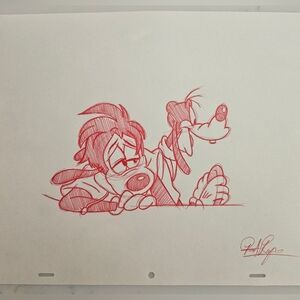 Disney Goofy Movie Max Open Road Drawing/Sketch Handmade/drawn Art